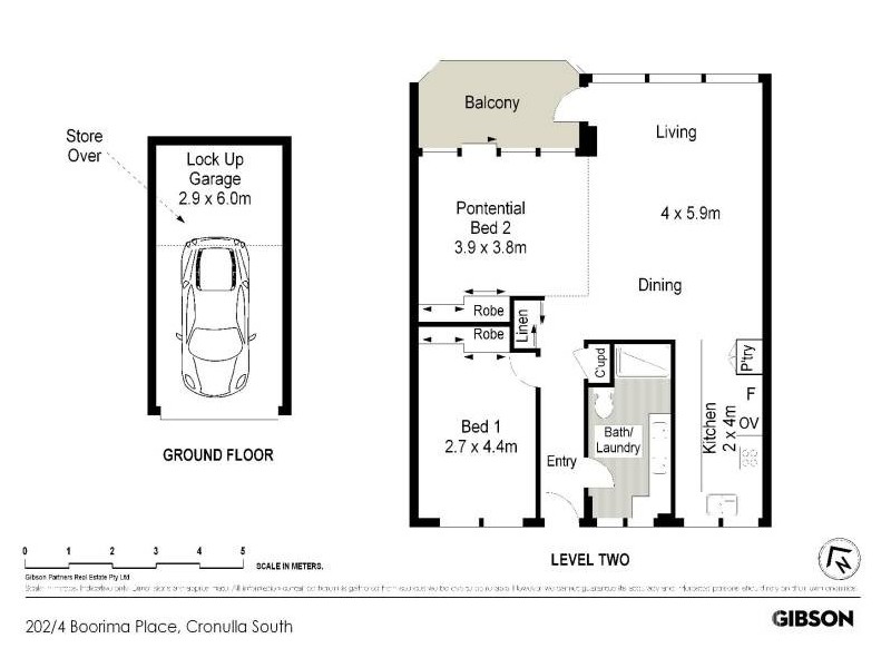 202/4-6 Boorima Place, Cronulla NSW 2230 Floorplan