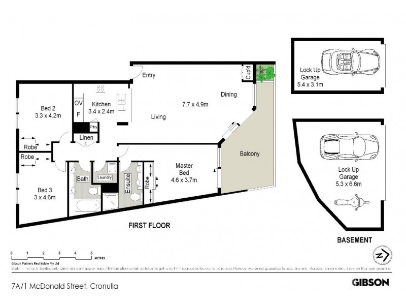7a/1 McDonald Street, Cronulla NSW 2230 Floorplan
