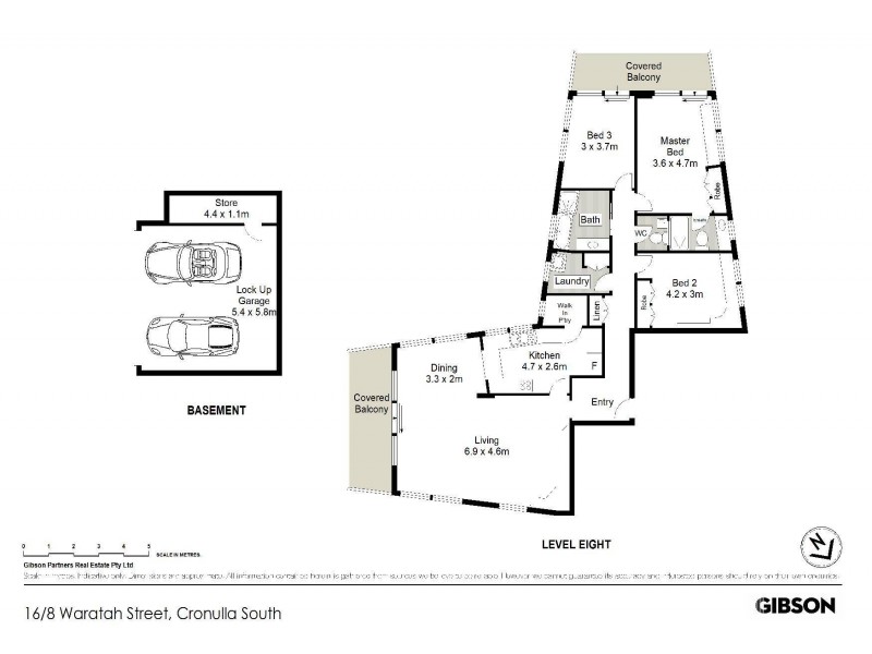 16/8-12 Waratah Street, Cronulla NSW 2230 Floorplan