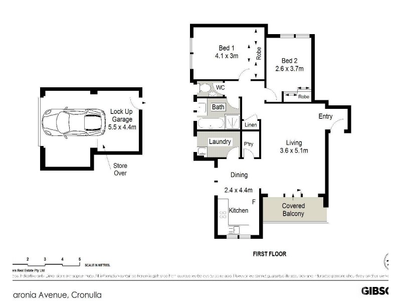 2/6 Caronia Avenue, Cronulla NSW 2230 Floorplan