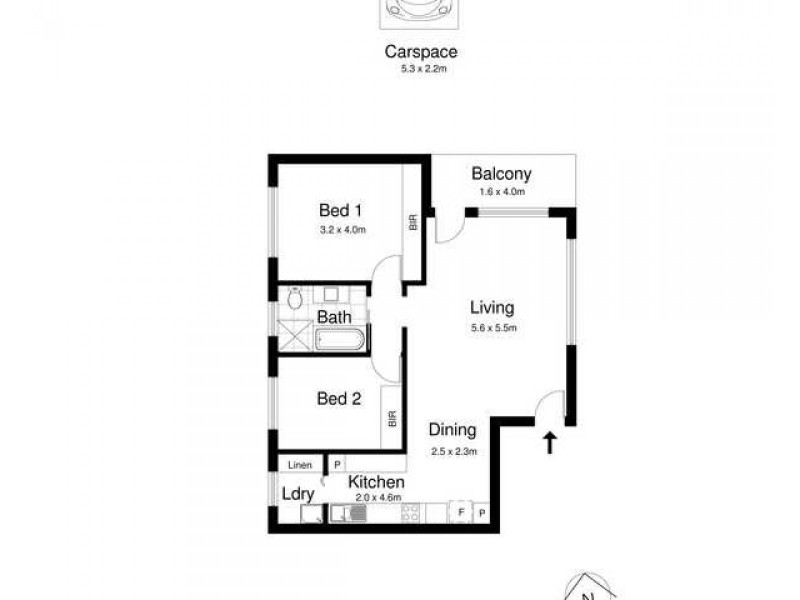 8/12 Coast Avenue, Cronulla NSW 2230 Floorplan