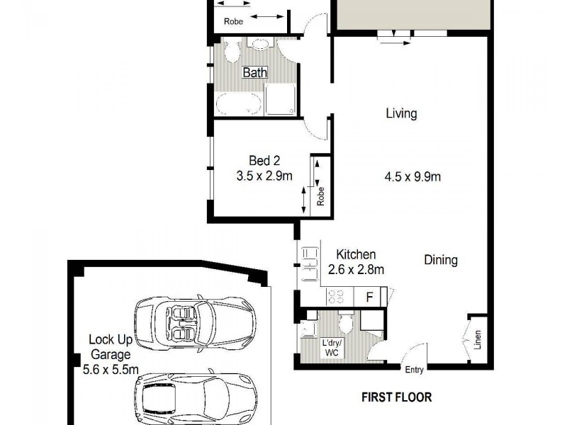 19/8-10 Vista Street, Caringbah NSW 2229 Floorplan