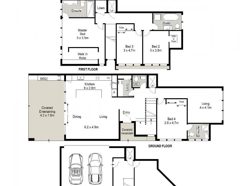 2C Harbour Street, Cronulla NSW 2230 Floorplan