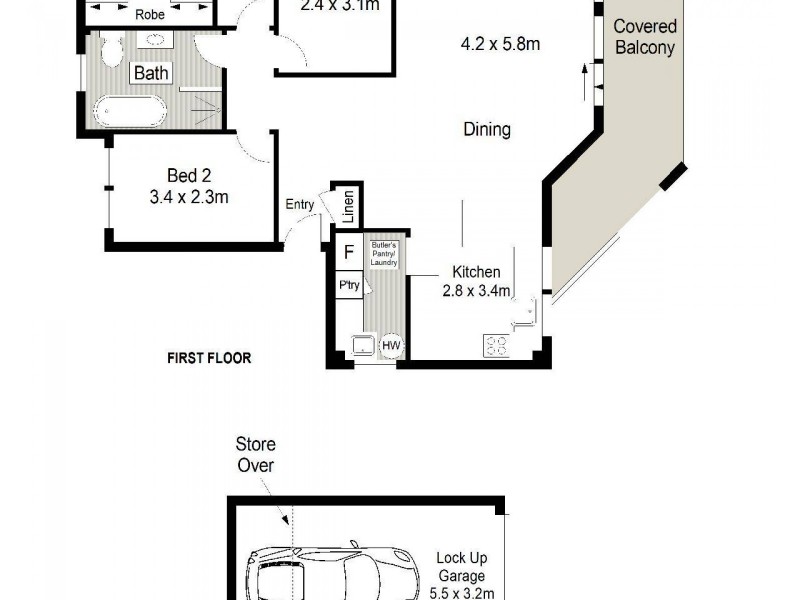 20/28 Tullimbar Road, Cronulla NSW 2230 Floorplan