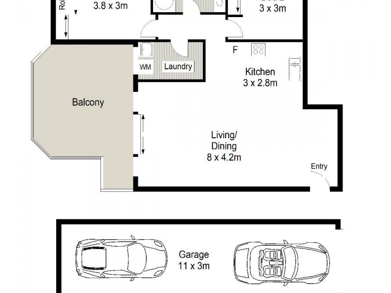 13/3-5 Banksia Road, Caringbah NSW 2229 Floorplan