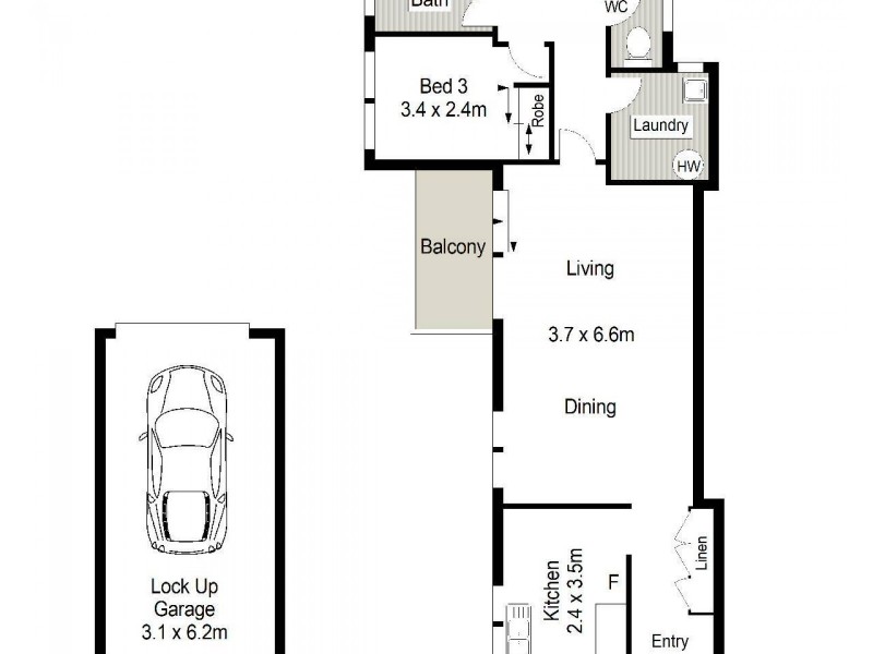 8/45 Talara Road, Gymea NSW 2227 Floorplan