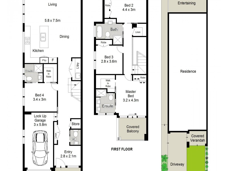 26A Frobisher Avenue, Caringbah NSW 2229 Floorplan