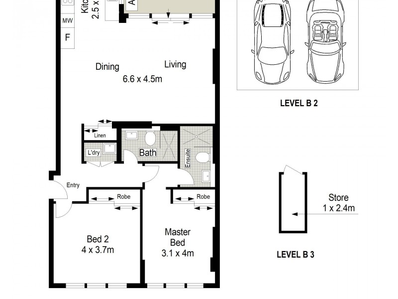 403/315 Taren Point Road, Caringbah NSW 2229 Floorplan