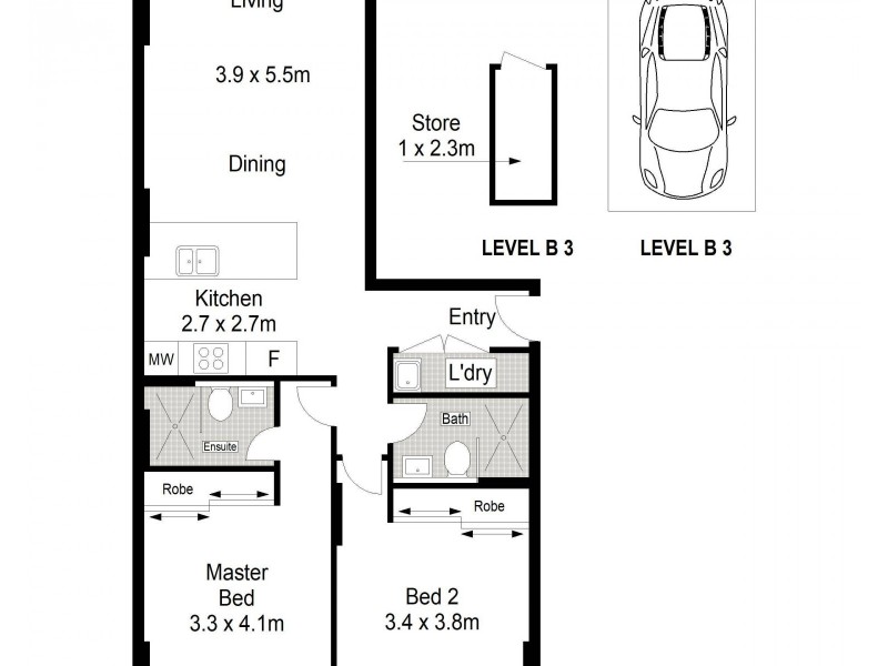 305/315 Taren Point Road, Caringbah NSW 2229 Floorplan