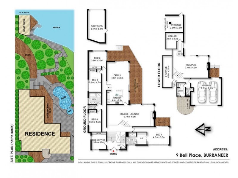 9 Bell Place, Burraneer NSW 2230 Floorplan