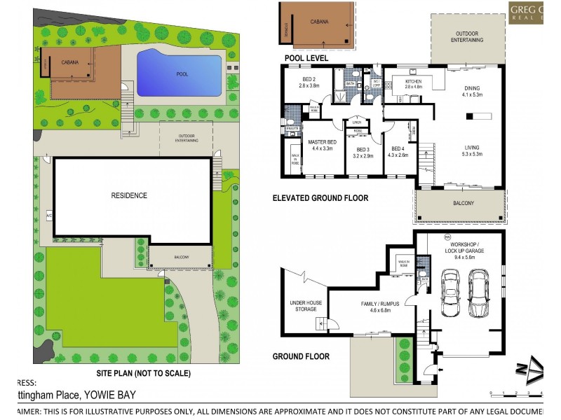 1 Nottingham Place, Yowie Bay NSW 2228 Floorplan