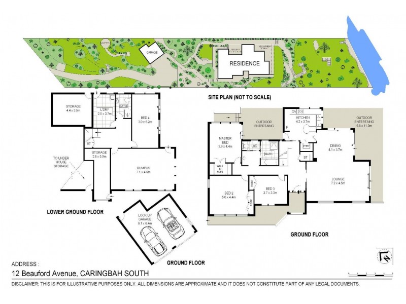 12 Beauford Avenue, Caringbah South NSW 2229 Floorplan