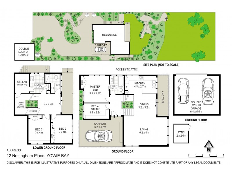 12 Nottingham Place, Yowie Bay NSW 2228 Floorplan