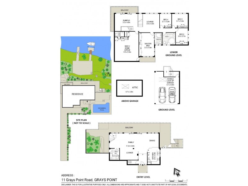11 Grays Point Road, Grays Point NSW 2232 Floorplan