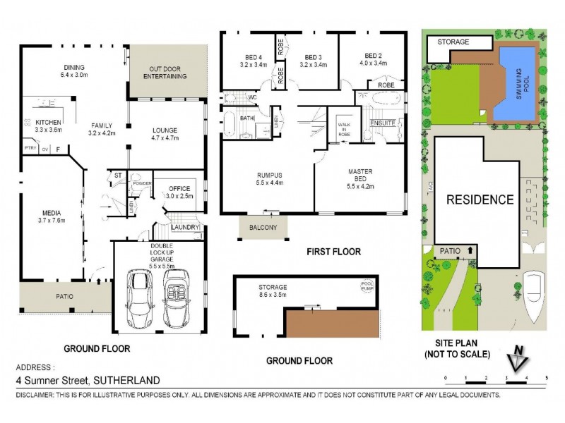 4 Sumner Street, Sutherland NSW 2232 Floorplan