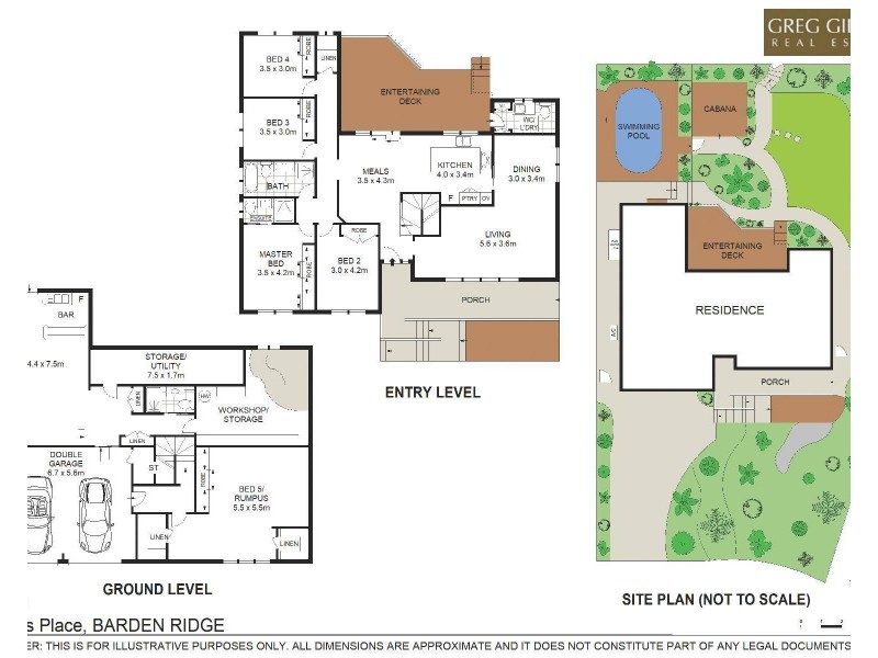 6 Atkins Place, Barden Ridge NSW 2234 Floorplan