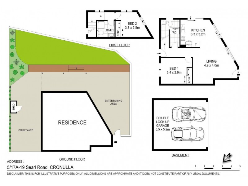 5/17A-19 Searl Road, Cronulla NSW 2230 Floorplan