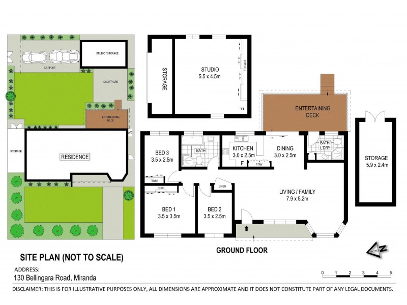 130 Bellingara Road, Miranda NSW 2228 Floorplan