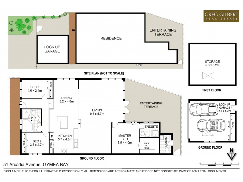 51 Arcadia Ave, Gymea Bay NSW 2227 Floorplan