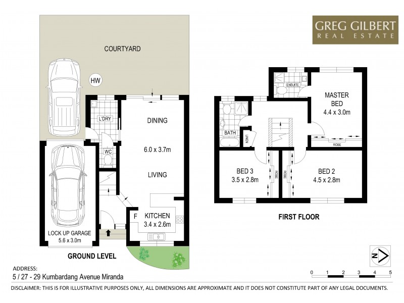 5/27-29 Kumbardang Ave, Miranda NSW 2228 Floorplan