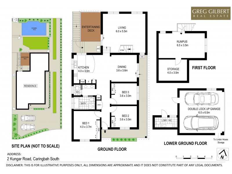 2 Kungar Road, Caringbah South NSW 2229 Floorplan