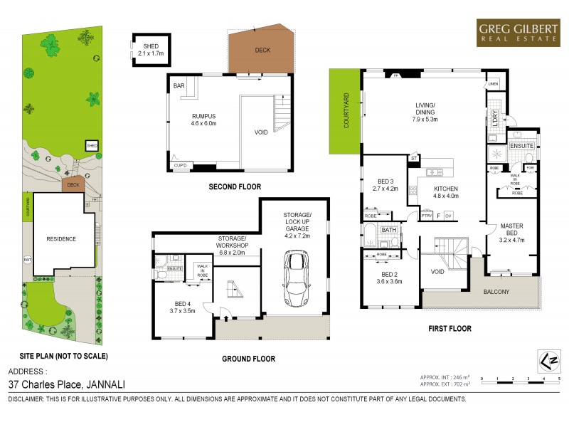 37 Charles Place, Jannali NSW 2226 Floorplan