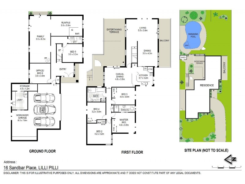 16 Sandbar Place, Lilli Pilli NSW 2229 Floorplan