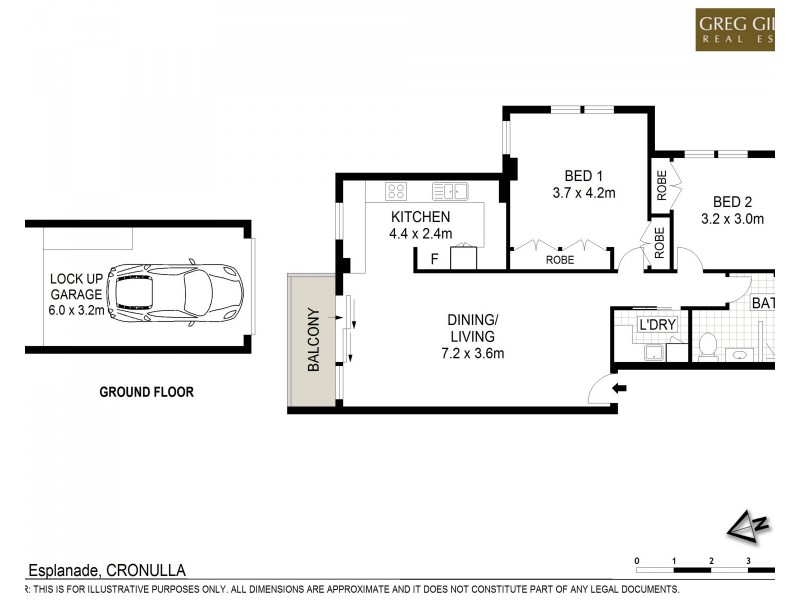 3/7 The Esplanade, Cronulla NSW 2230 Floorplan