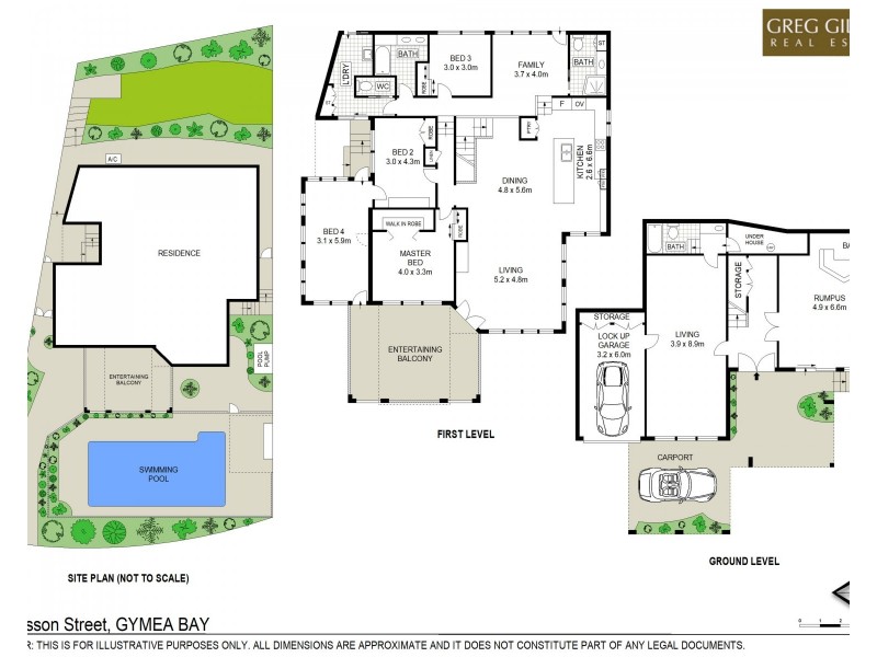 6 Huskission Street, Gymea Bay NSW 2227 Floorplan