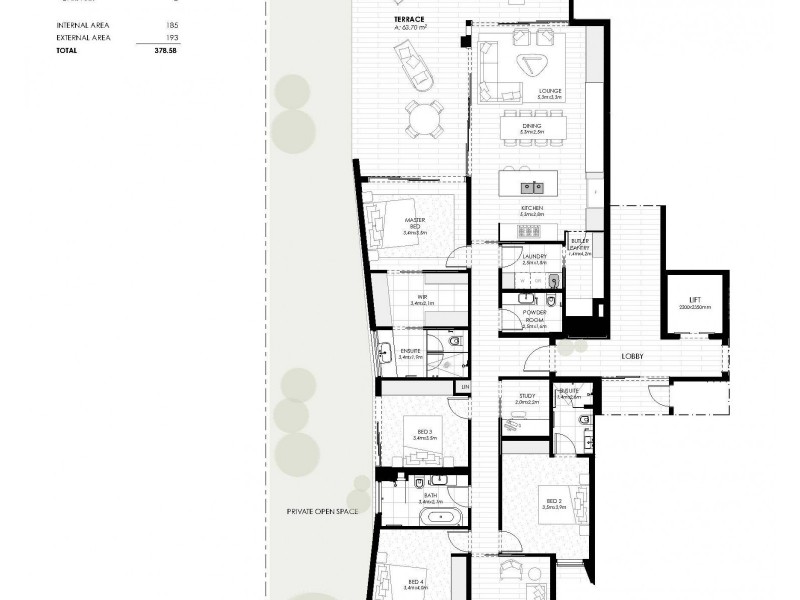 G01/21-23 Prince Street, Cronulla NSW 2230 Floorplan