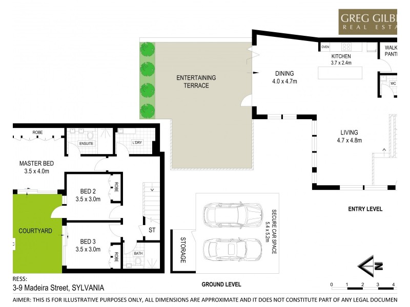 15/3-9 Madeira Street, Sylvania NSW 2224 Floorplan