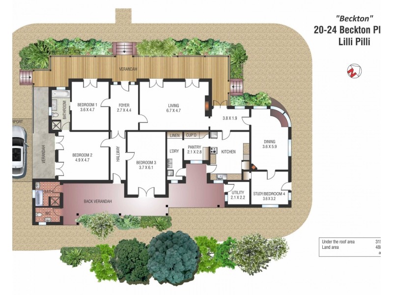 20-24 Beckton Place, Lilli Pilli NSW 2229 Floorplan