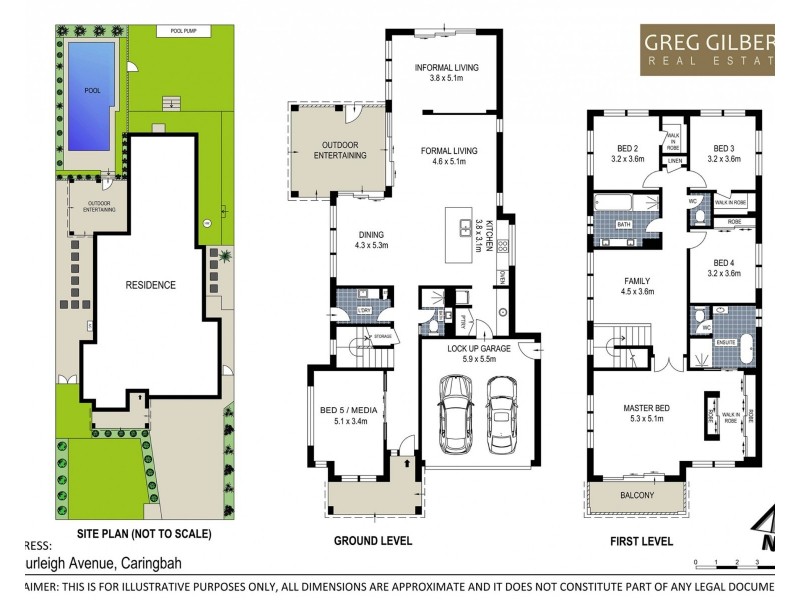 55 Burleigh Avenue, Caringbah NSW 2229 Floorplan