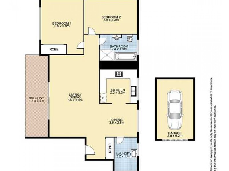 3/29 Tullimbar Road, Cronulla NSW 2230 Floorplan