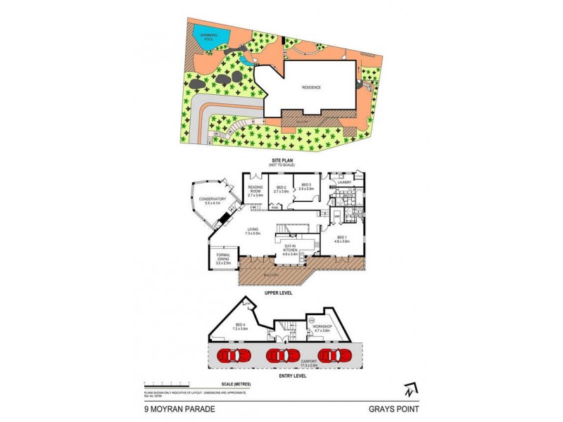 9 Moyran Parade, Grays Point NSW 2232 Floorplan