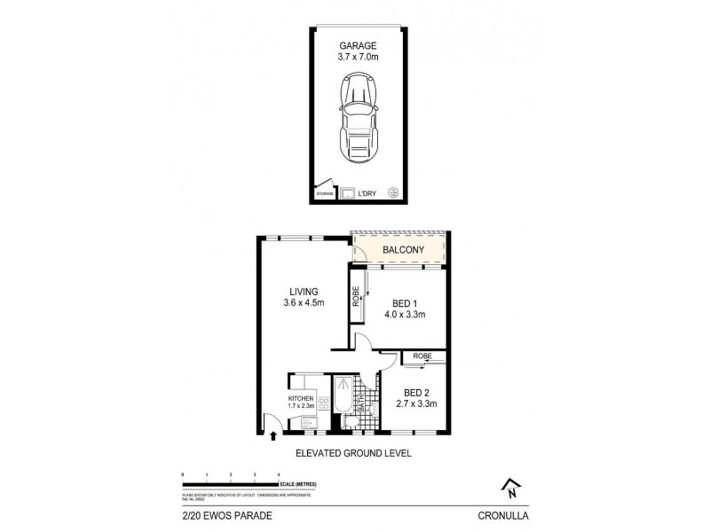 2/20 Ewos Parade, Cronulla NSW 2230 Floorplan