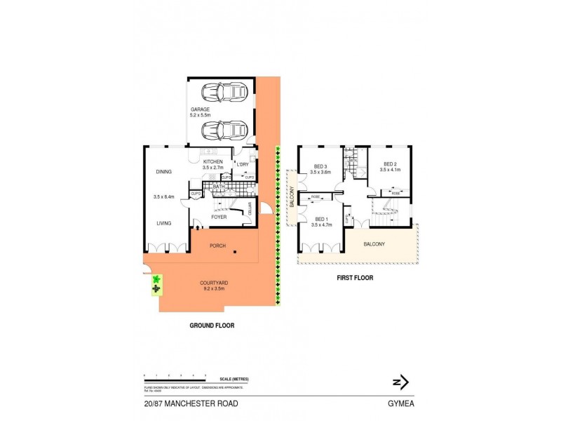20/87 Manchester Road, Gymea NSW 2227 Floorplan