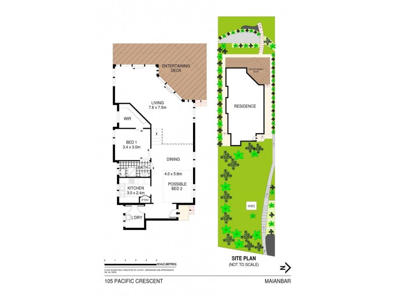 105 Pacific Crescent, Maianbar NSW 2230 Floorplan