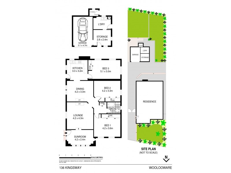 136 Kingsway, Woolooware NSW 2230 Floorplan