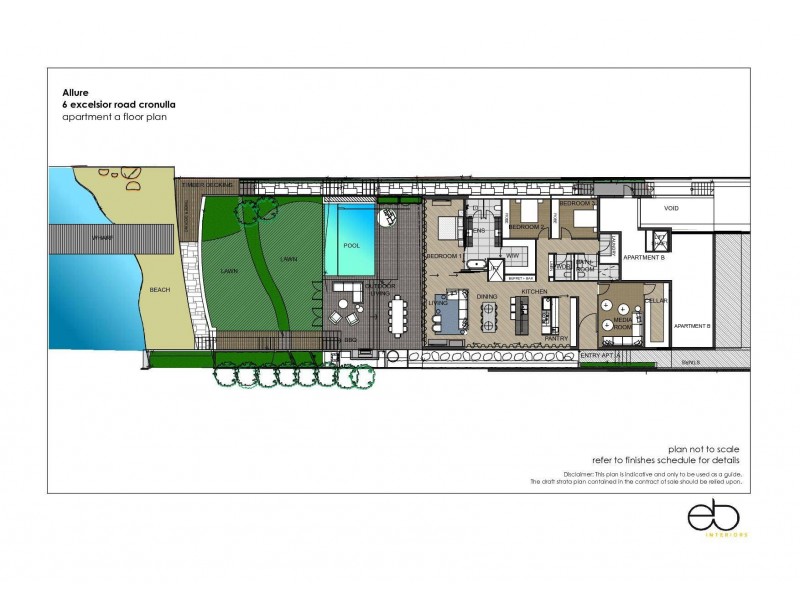 Apt A/6 Excelsior Road, Cronulla NSW 2230 Floorplan