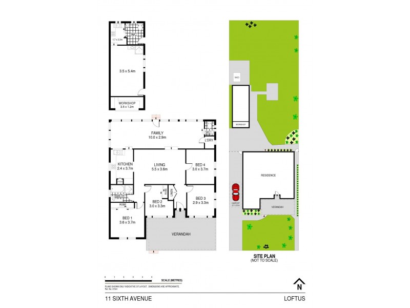 11 Sixth Avenue, Loftus NSW 2232 Floorplan