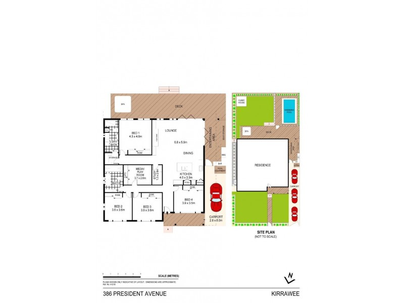 386 President Avenue, Kirrawee NSW 2232 Floorplan