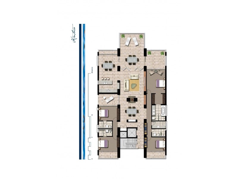 9/6 Coolum Place, Yowie Bay NSW 2228 Floorplan