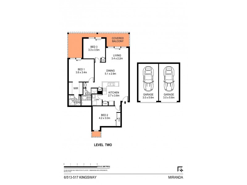 6/513-517 Kingsway, Miranda NSW 2228 Floorplan