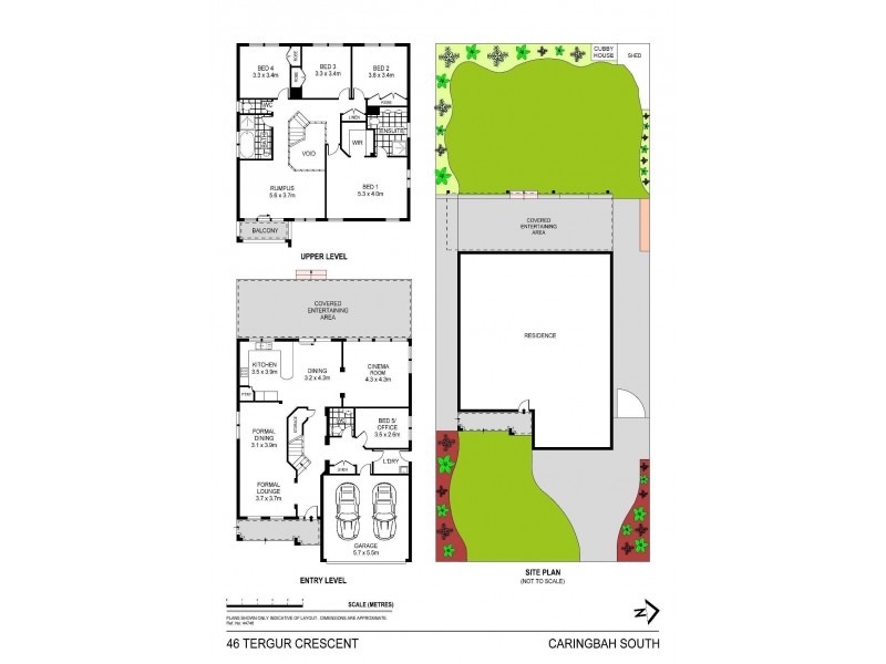 46 Tergur Crescent, Caringbah NSW 2229 Floorplan