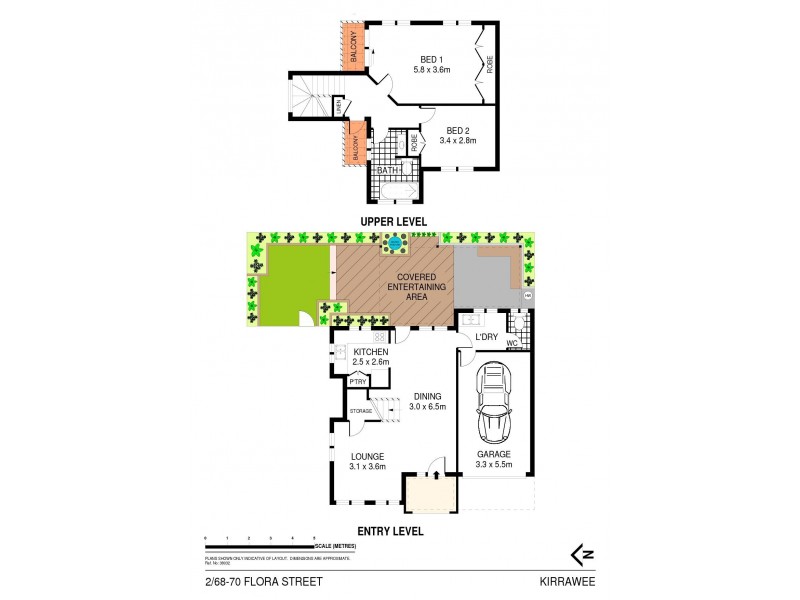 2/68-70 Flora Street, Kirrawee NSW 2232 Floorplan