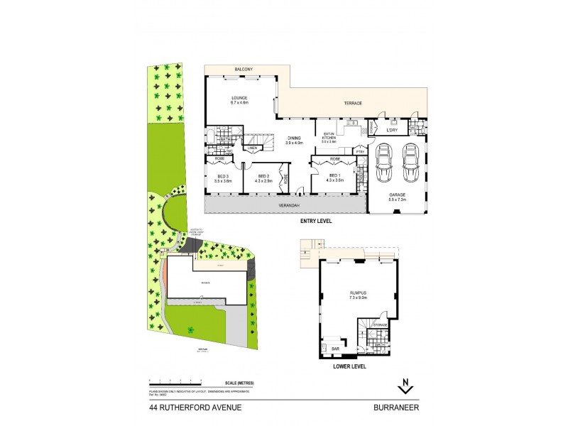 44 Rutherford Avenue, Burraneer NSW 2230 Floorplan