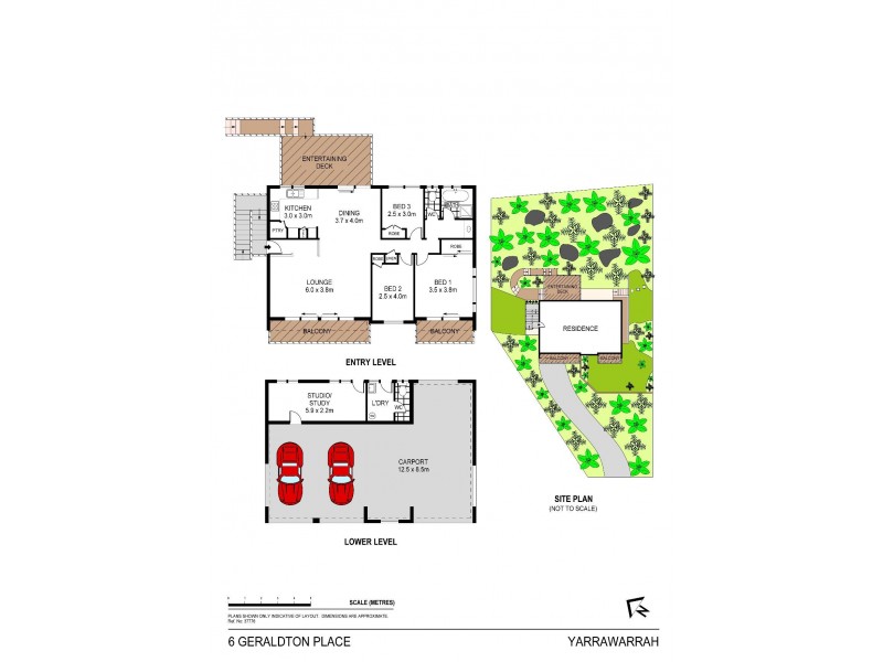 6 Geraldton Place, Yarrawarrah NSW 2233 Floorplan