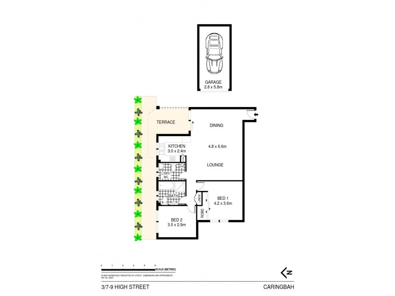 3/7-9 High Street, Caringbah NSW 2229 Floorplan
