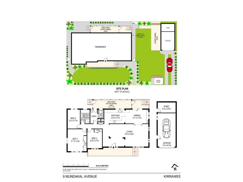 9 Mundakal Avenue, Kirrawee NSW 2232 Floorplan